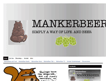 Tablet Screenshot of mankerbeer.com